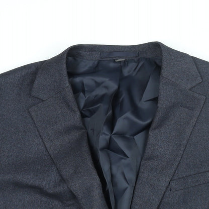 Mens UK Size 44 Marks and Spencer Regular Black Suit Jacket