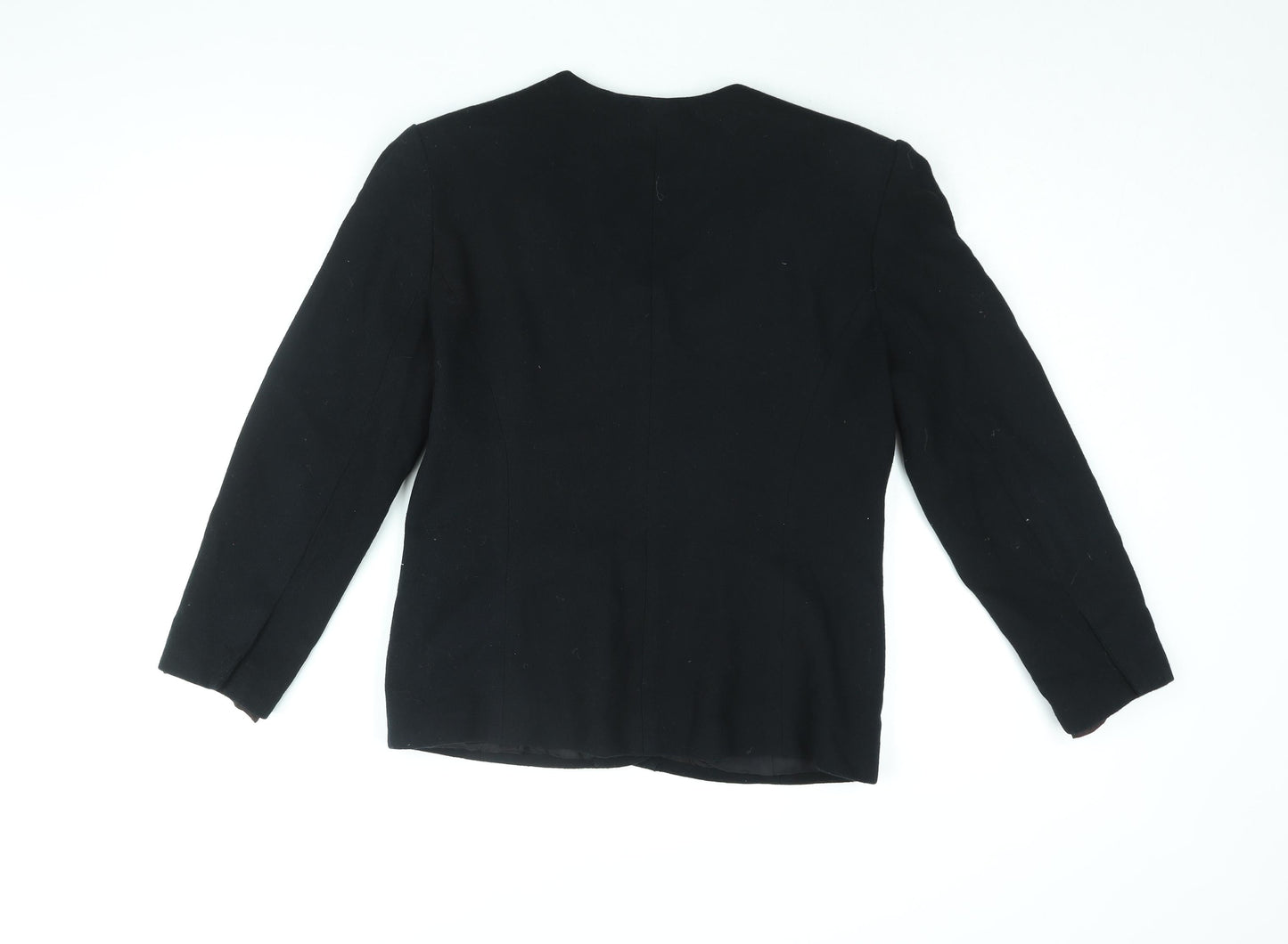 Liz Claiborne Womens Black Jacket Size 12 Button