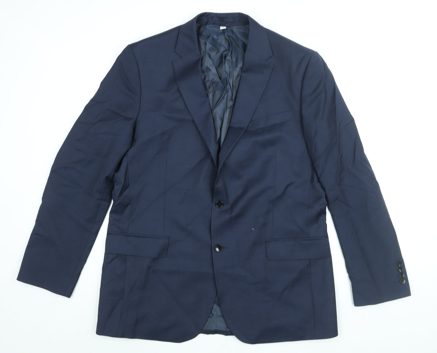 Mens UK Size 44 Marks and Spencer Regular Blue Suit Jacket