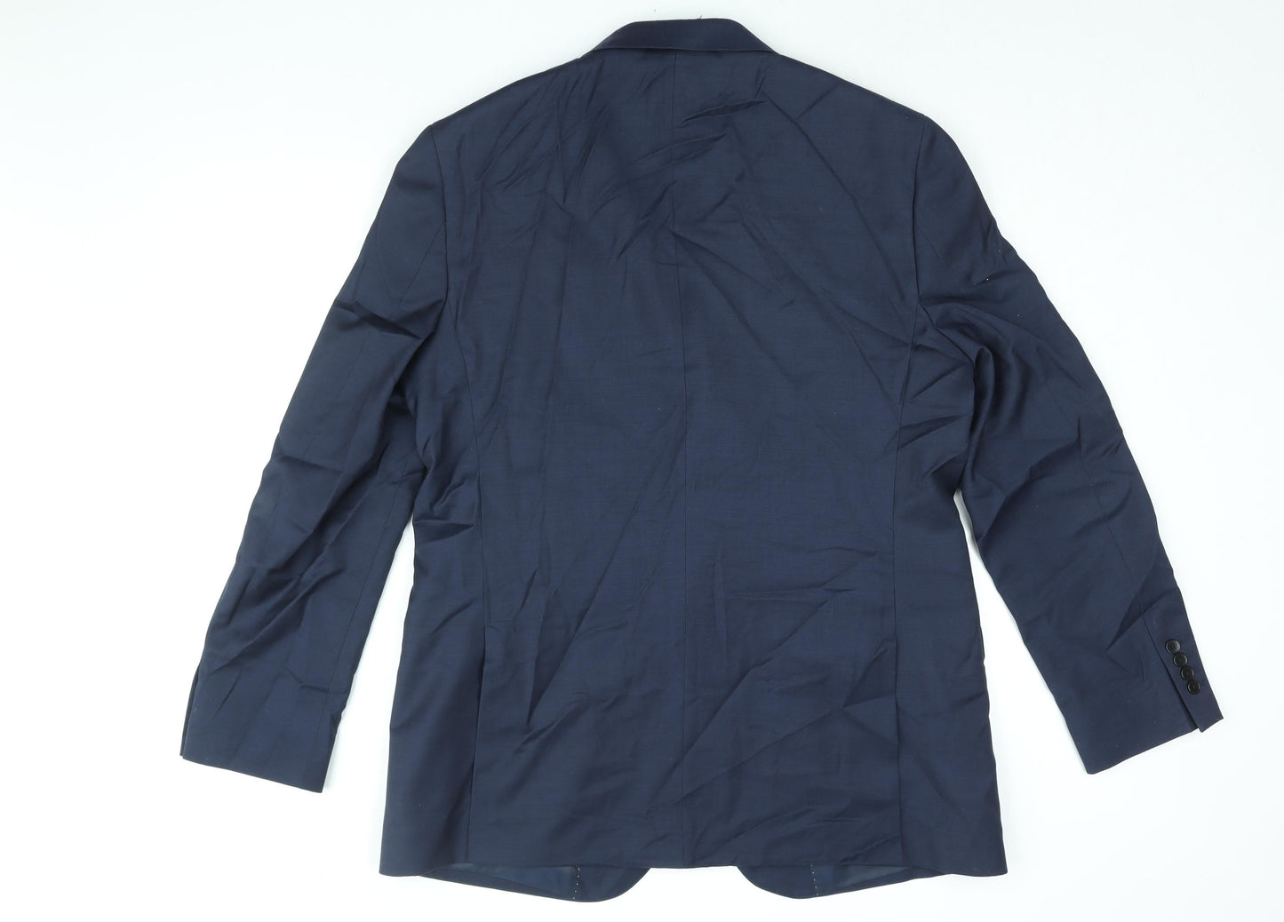 Mens UK Size 44 Marks and Spencer Regular Blue Suit Jacket