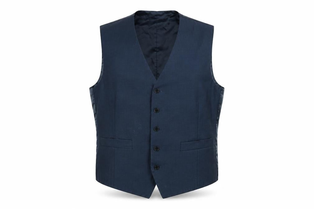 Mens UK Size 44 Karl Jackson Regular Blue Suit Jacket