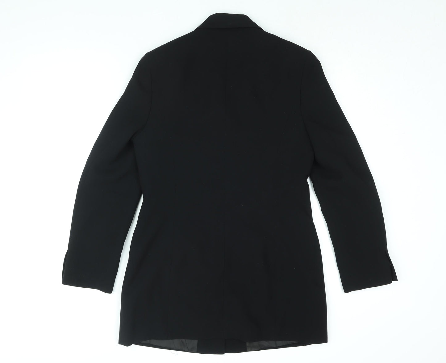 Ana Sousa Womens Black Jacket Blazer Size 10 Snap
