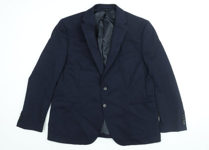 Mens UK Size 44 Marks and Spencer Regular Blue Suit Jacket