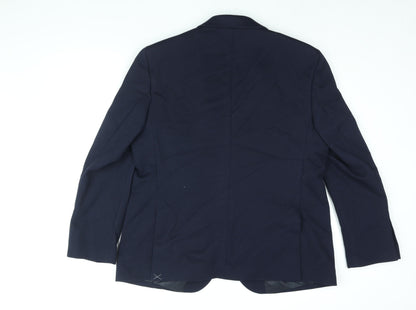 Mens UK Size 44 Marks and Spencer Regular Blue Suit Jacket
