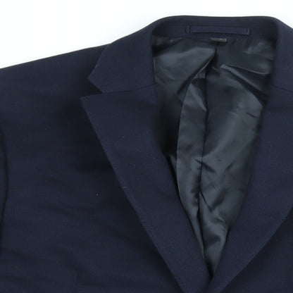 Mens UK Size 44 Marks and Spencer Regular Blue Suit Jacket