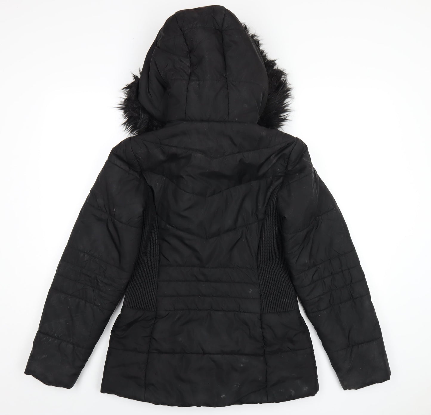 Womens UK Size 10 Very Black Puffer Jacket