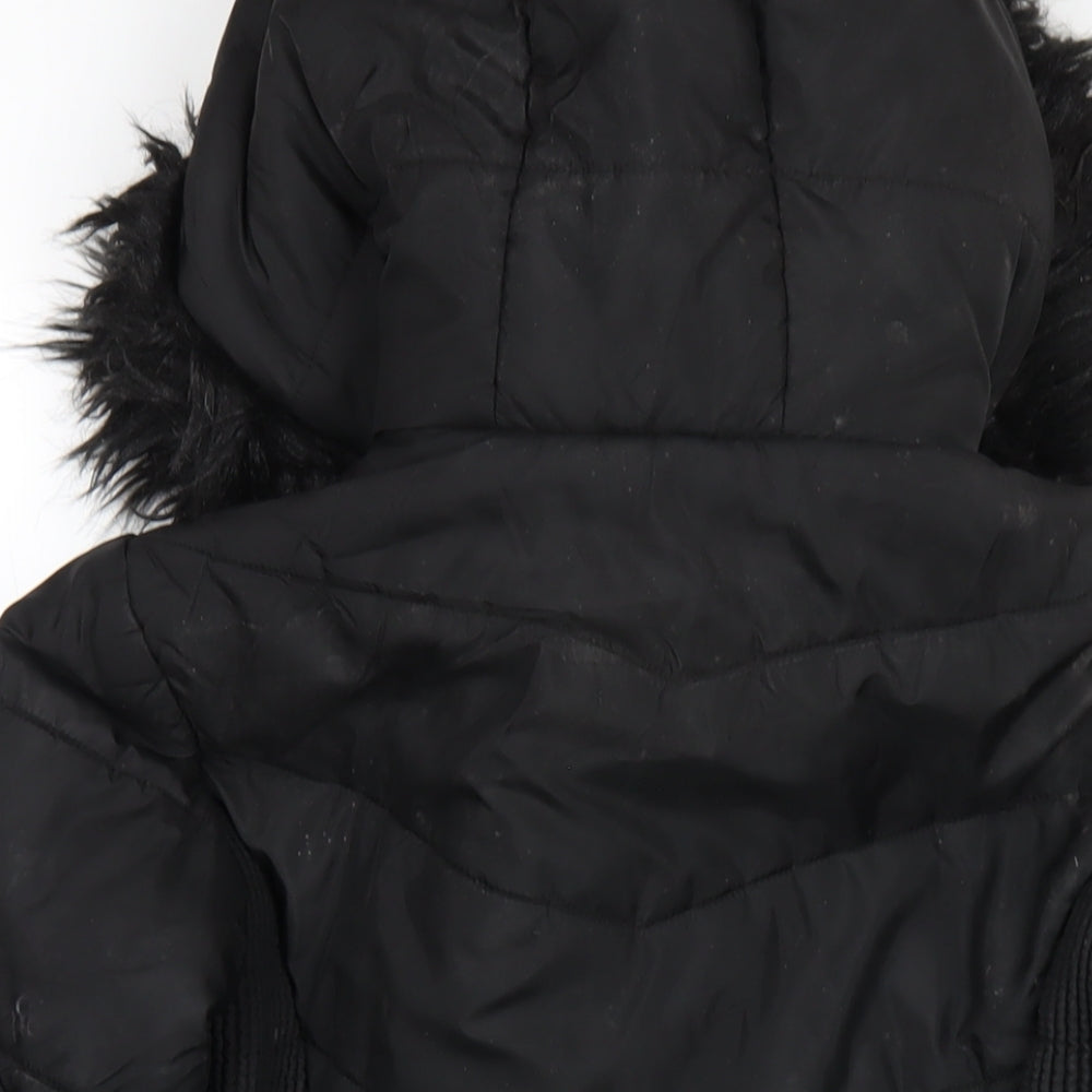 Womens UK Size 10 Very Black Puffer Jacket