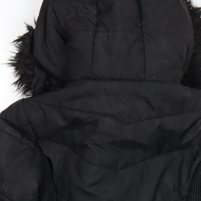 Womens UK Size 10 Very Black Puffer Jacket