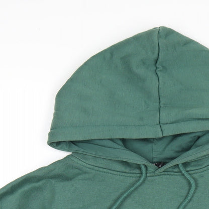 New Look Womens Green Polyester Pullover Hoodie Size 10 Pullover