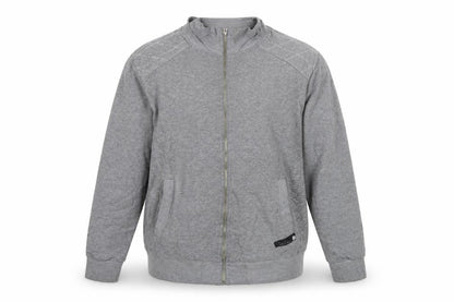 Mens UK Size L Red Herring Grey Full Zip Sweatshirt