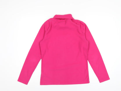 Bossini Womens Pink Polyester Pullover Sweatshirt Size M Pullover
