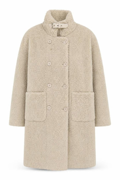 Urban Revivo Womens Beige Jacket Coat Size 8 Button