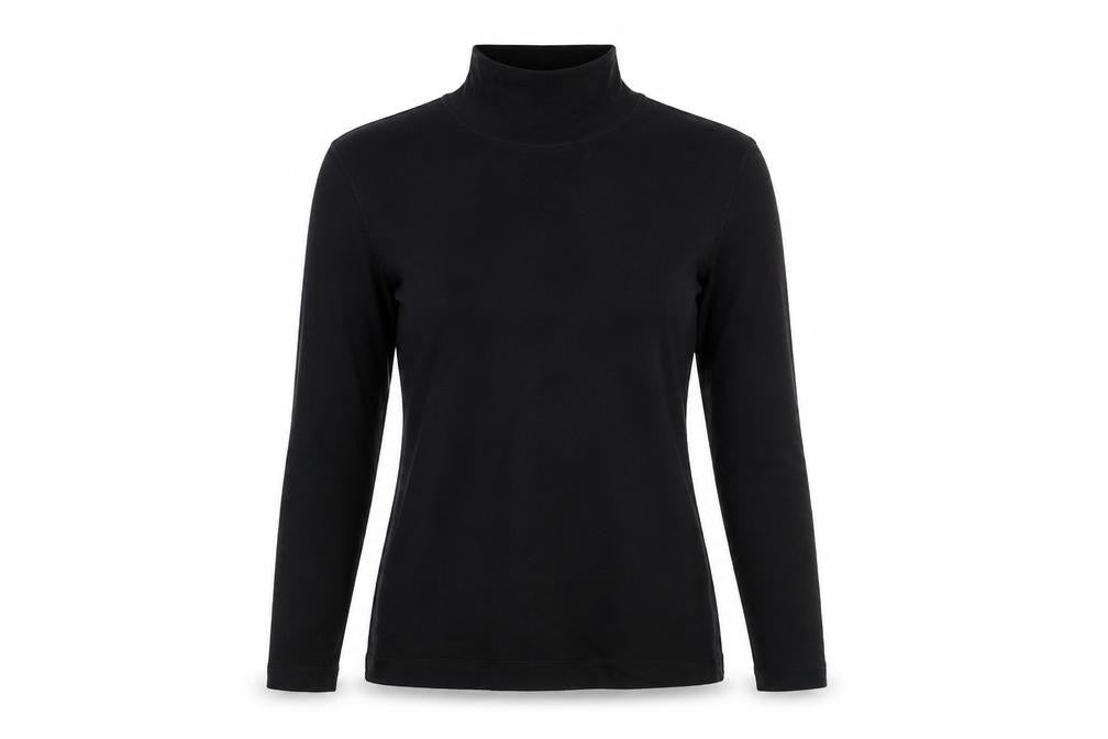 Womens UK Size 10 Basler Black Basic T-Shirt