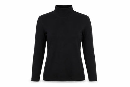 Womens UK Size 10 Basler Black Basic T-Shirt