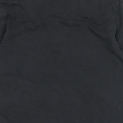 Levi's Womens Black Cotton Basic T-Shirt Size XS Round Neck