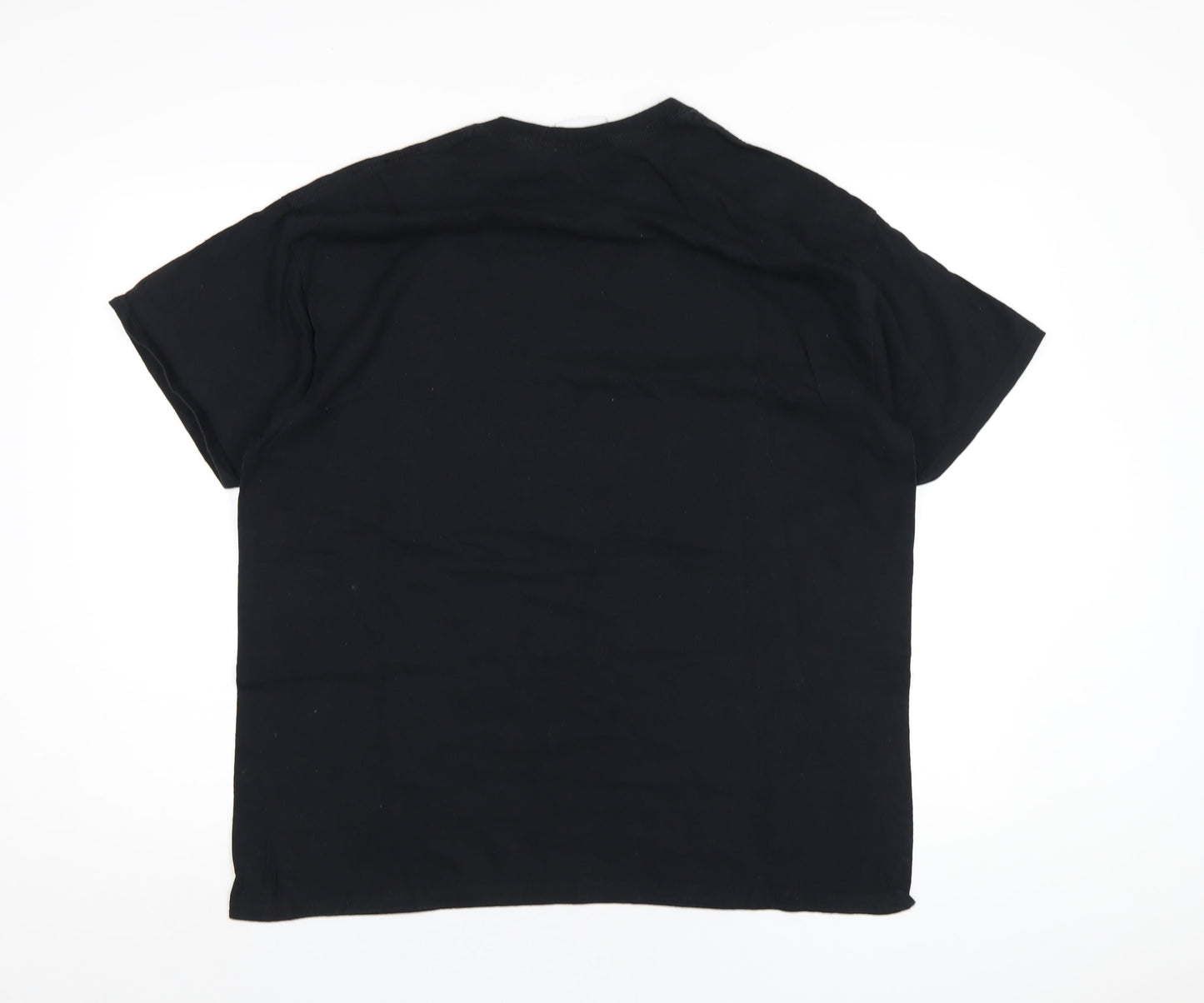 Vintage Supply Womens Black Cotton Basic T-Shirt Size L Round Neck - Vincent Van Gogh