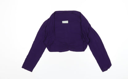Womens UK Size M Wallis Purple Shrug Jumper