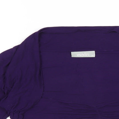 Womens UK Size M Wallis Purple Shrug Jumper
