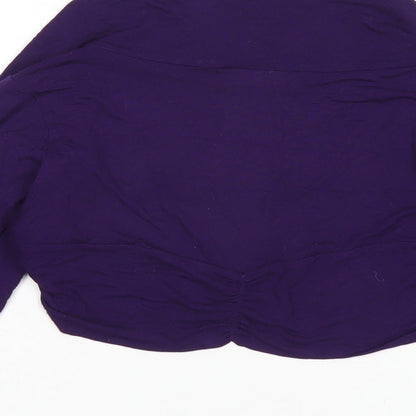 Womens UK Size M Wallis Purple Shrug Jumper