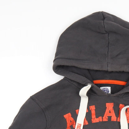Fred in Boston Womens Grey Cotton Pullover Hoodie Size M Pullover - Atlanta Bobcats