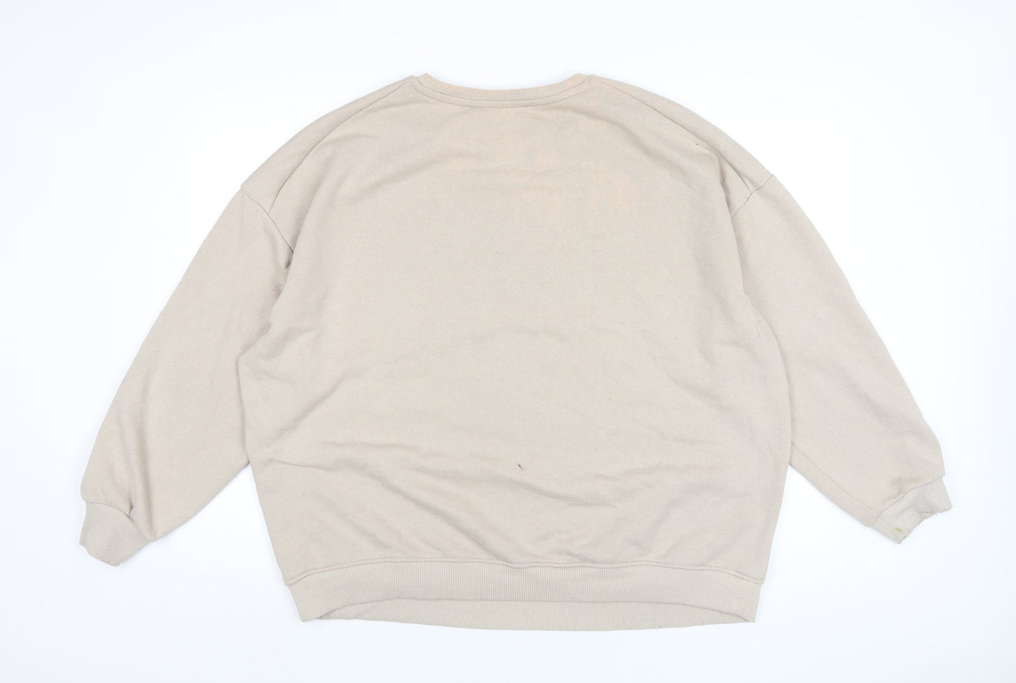 Vincent Van Gogh Mens Beige Polyester Pullover Sweatshirt Size XL - Vincent Van Gogh Irises, 1890
