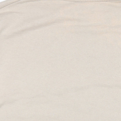 Vincent Van Gogh Mens Beige Polyester Pullover Sweatshirt Size XL - Vincent Van Gogh Irises, 1890