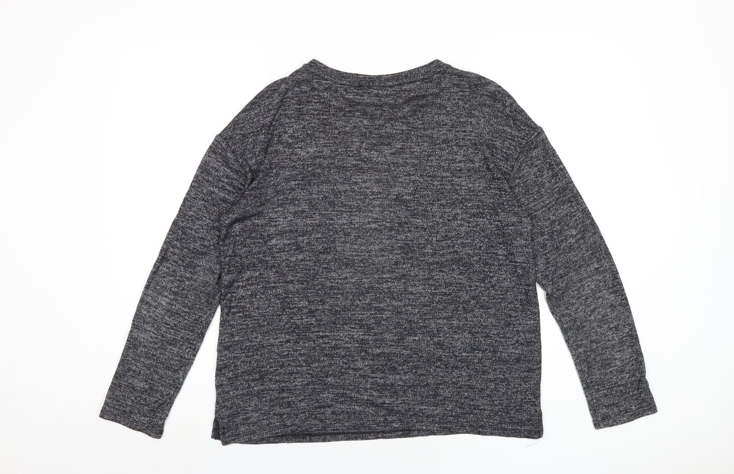 Womens UK Size M Springfield Grey Basic T-Shirt