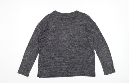 Womens UK Size M Springfield Grey Basic T-Shirt
