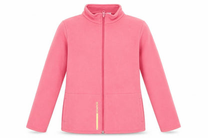 Decathlon Girls Pink Polyester Full Zip Sweatshirt Size 10-11 Years Zip