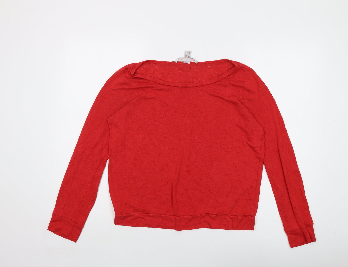 Womens UK Size M Victoria's Secret Red Basic Blouse