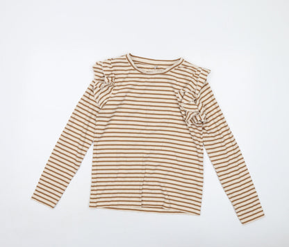 Womens UK Size L JDY Beige Basic Blouse