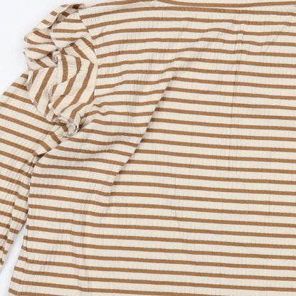 Womens UK Size L JDY Beige Basic Blouse