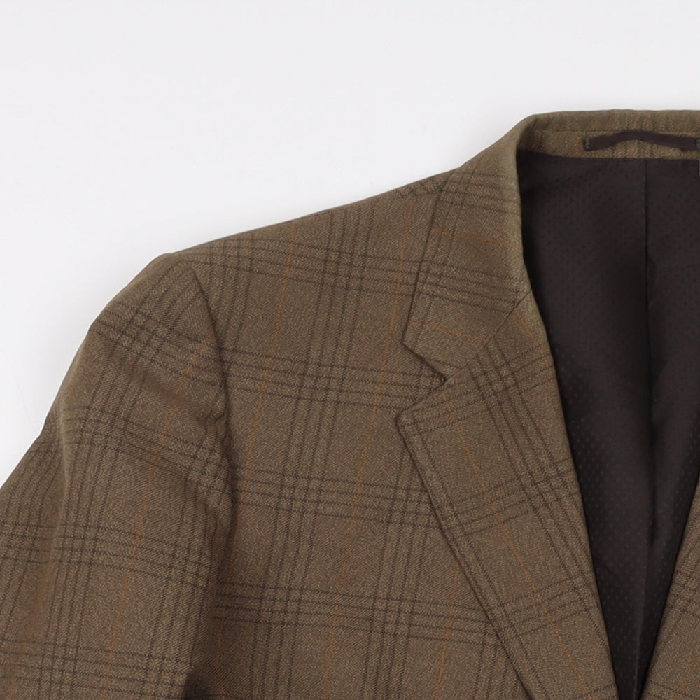 Mens UK Size 42 Hodges Regular Green Suit Jacket