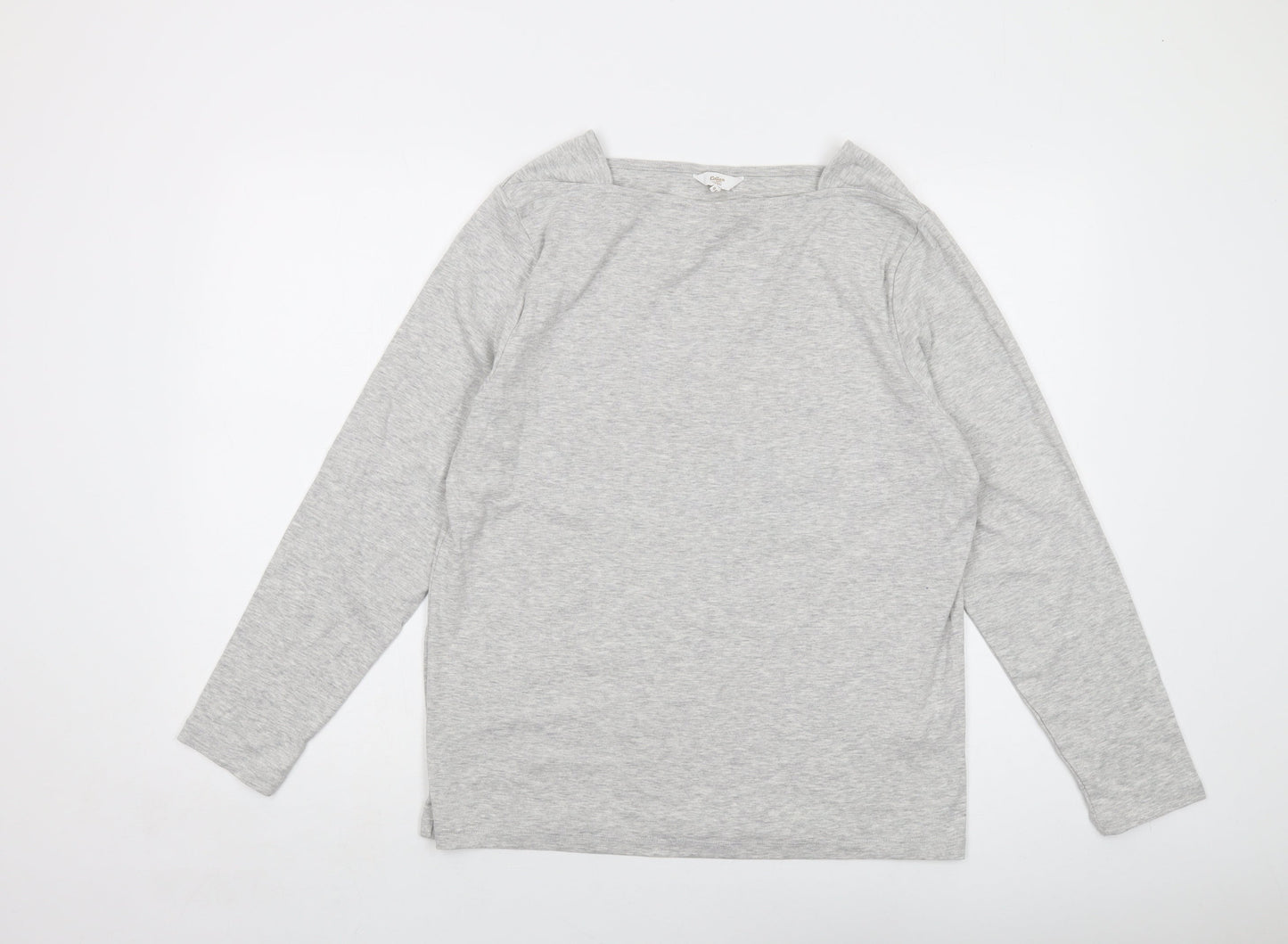 Womens UK Size 20 Cotton Traders Grey Basic T-Shirt