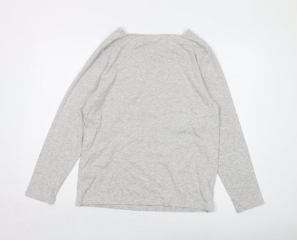 Womens UK Size 20 Cotton Traders Grey Basic T-Shirt