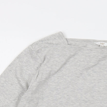 Womens UK Size 20 Cotton Traders Grey Basic T-Shirt