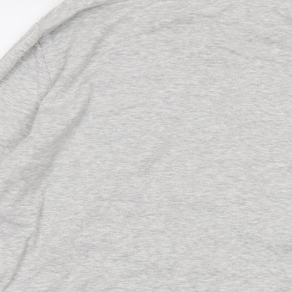 Womens UK Size 20 Cotton Traders Grey Basic T-Shirt