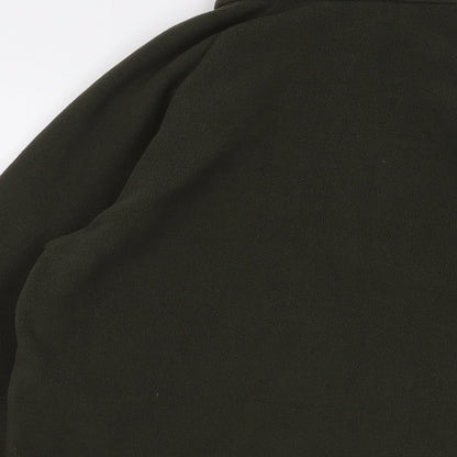 Mens UK Size S Oxylane Green Pullover Hoodie