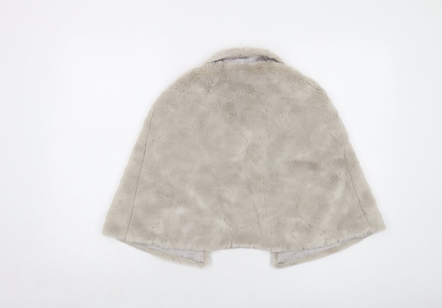 The Little White Company Girls Grey Jacket Size 7-8 Years Button