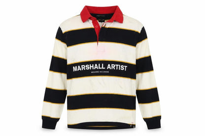 Marshall Artist Mens Multicoloured Striped Cotton Pullover Sweatshirt Size M