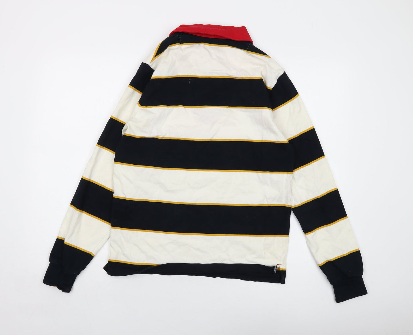 Marshall Artist Mens Multicoloured Striped Cotton Pullover Sweatshirt Size M