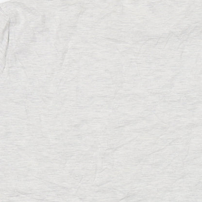 TOM TAILOR Mens Grey Cotton T-Shirt Size 3XL Crew Neck