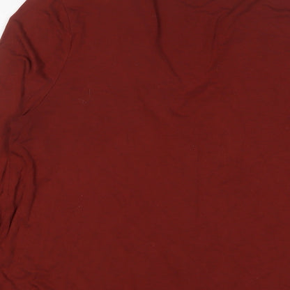 Womens UK Size 12 New Look Brown Basic Blouse