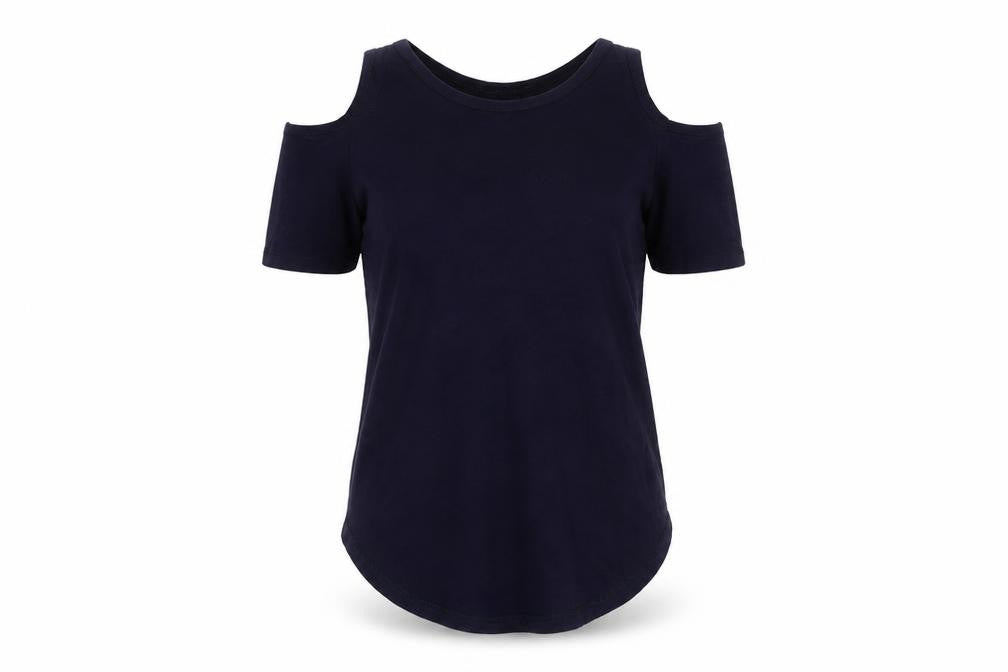 Womens UK Size 6 Boohoo Blue Basic T-Shirt