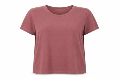 Womens UK Size 2XL Monki Pink Basic T-Shirt