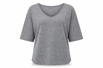 Womens UK Size S Oasis Grey Basic T-Shirt