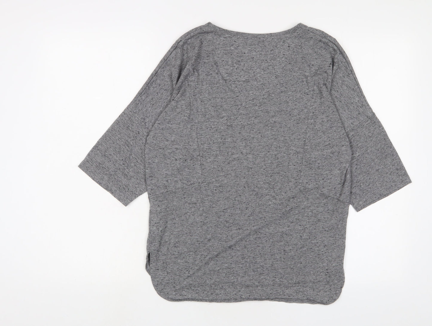 Womens UK Size S Oasis Grey Basic T-Shirt