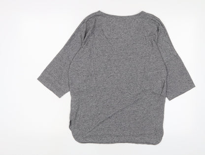 Womens UK Size S Oasis Grey Basic T-Shirt
