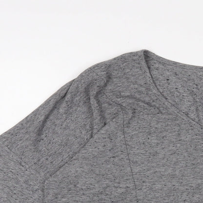 Womens UK Size S Oasis Grey Basic T-Shirt