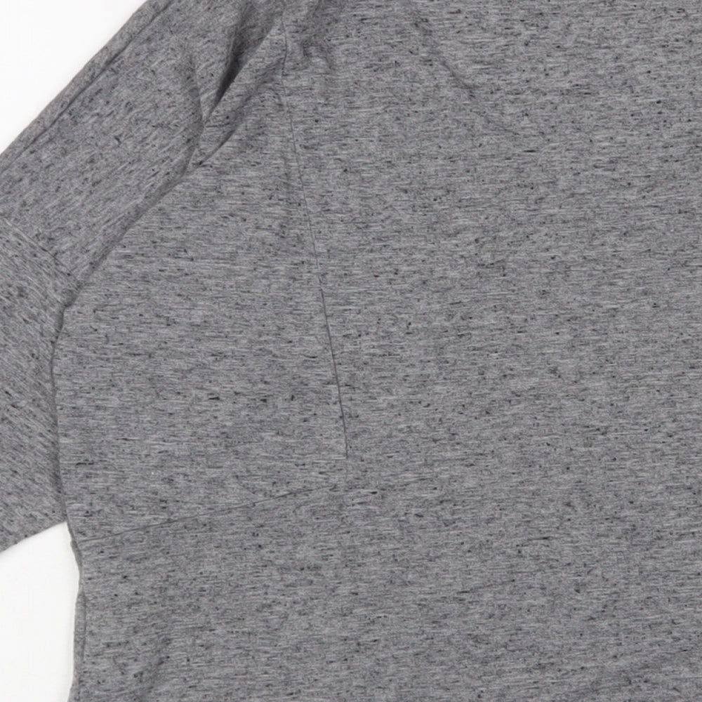 Womens UK Size S Oasis Grey Basic T-Shirt